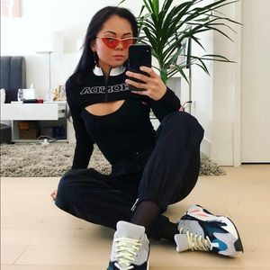 F21 X HONDA Crop Racing Top